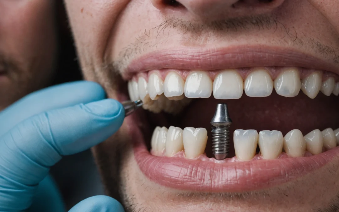 implant dentaire vis qui tombé