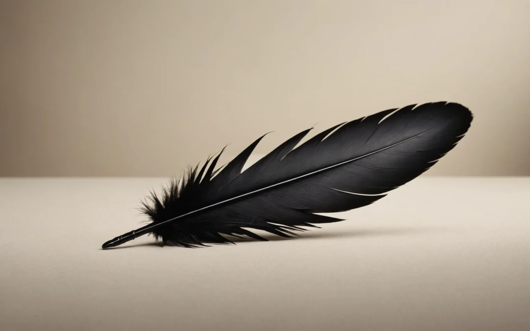 La plume noire en santé : un signe surprenant pour votre équilibre
