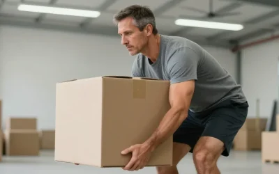 Porter une charge lourde : les techniques pour protéger son dos